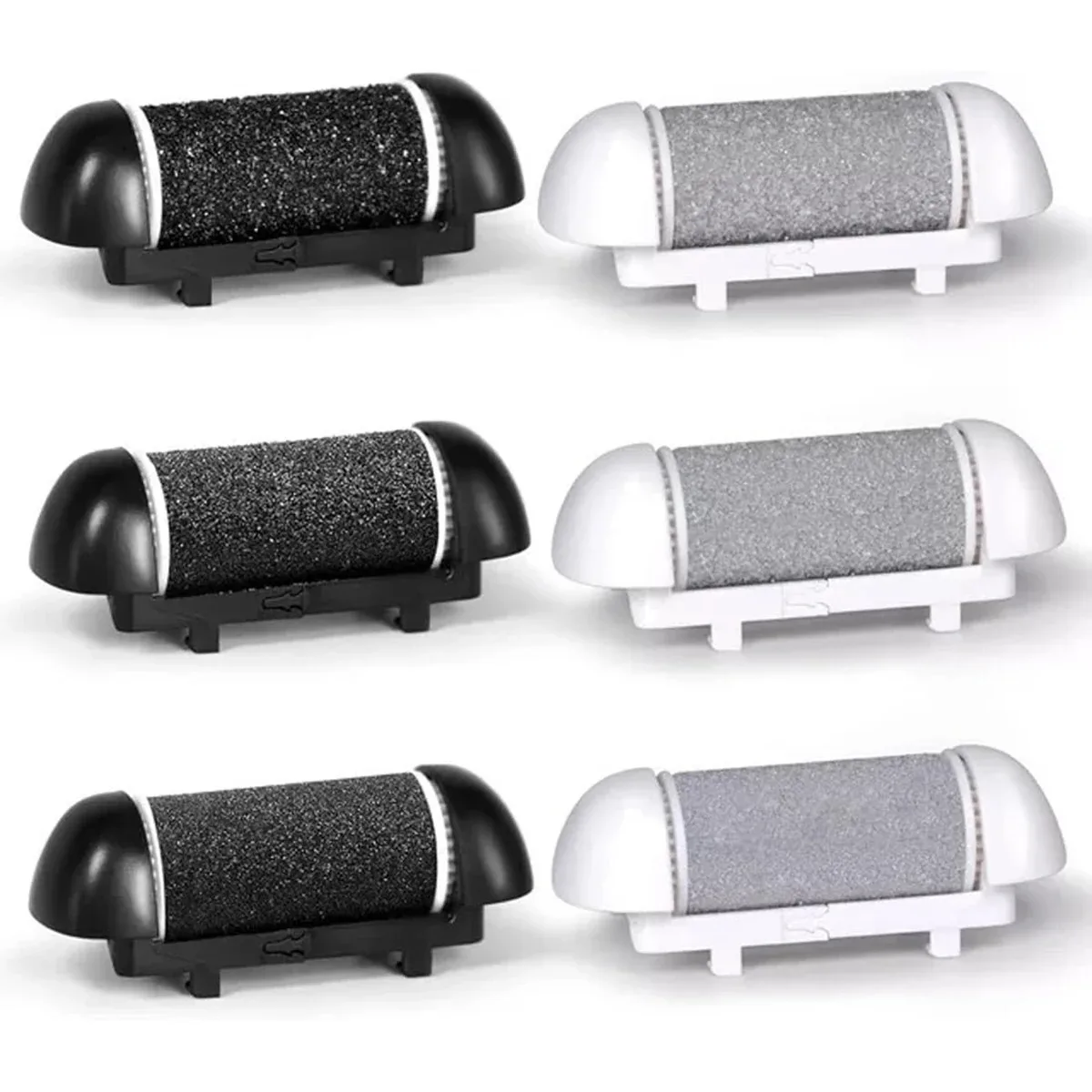 3PC Replacement Roller Heads for Pedi Foot File, Callus Shaver, Pedicure Kit for Cracked Heels and Dead Skin
