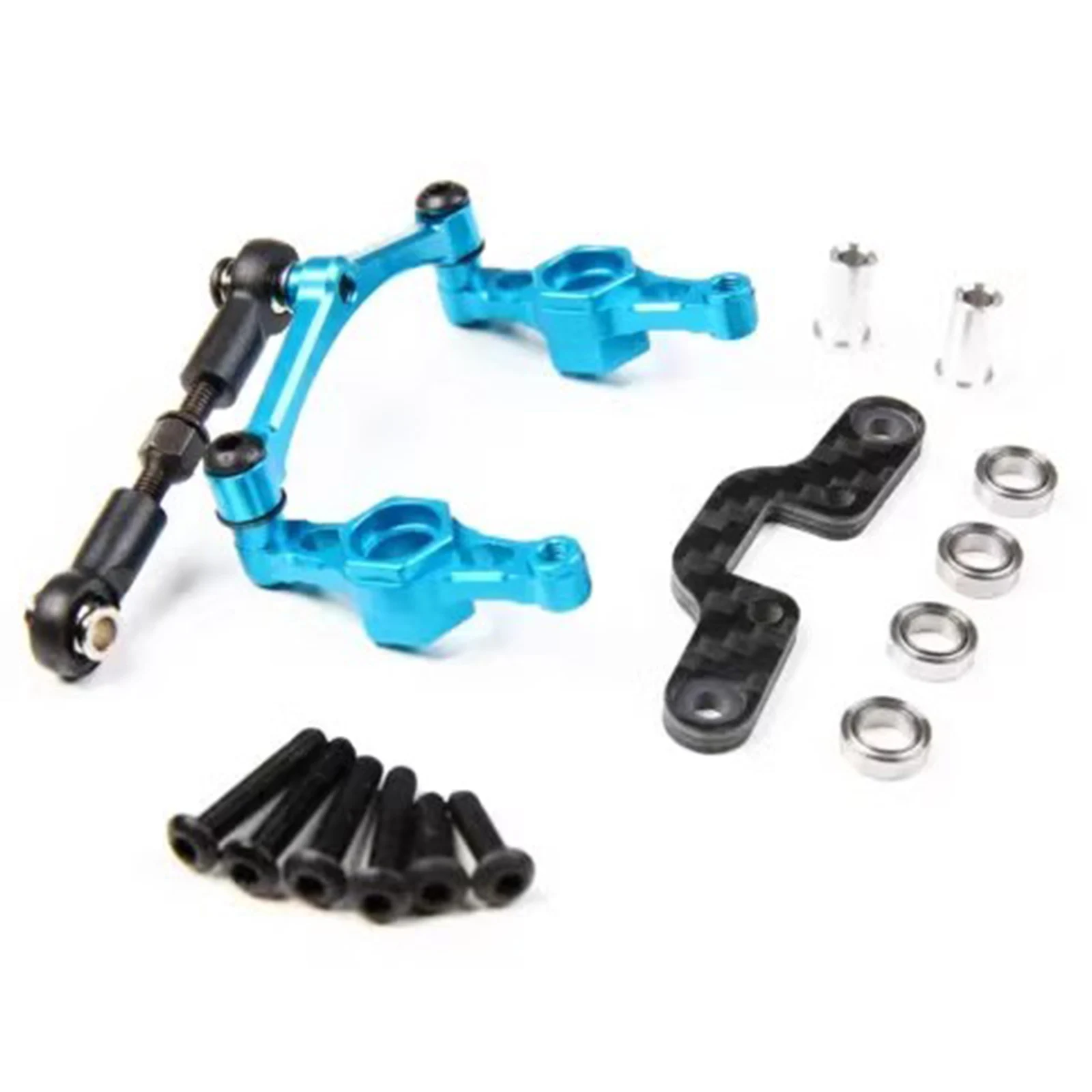 TT-02 CNC Aluminium Kurbel-Lenkarm mit Brücke für 1:10 RC Auto Tamiya TT02 TT02B
