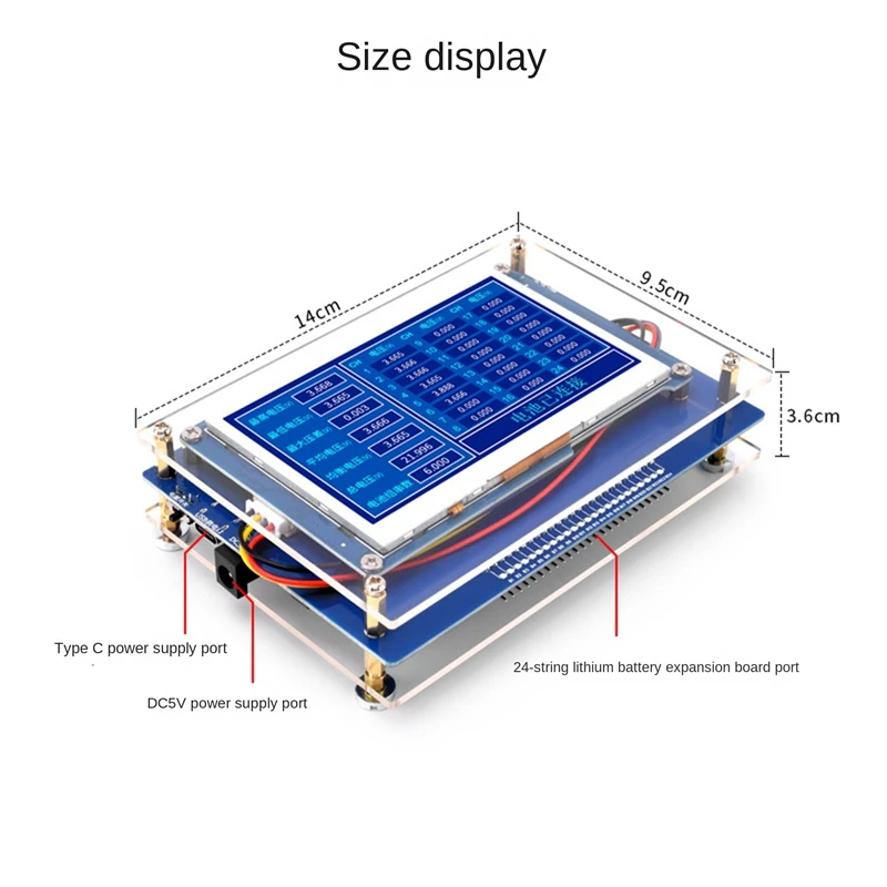 Akumulator Tester napięcia Tester napięcia z karta rozszerzenia + przewód zasilający 3Mv korektor naprawy różnica ciśnień