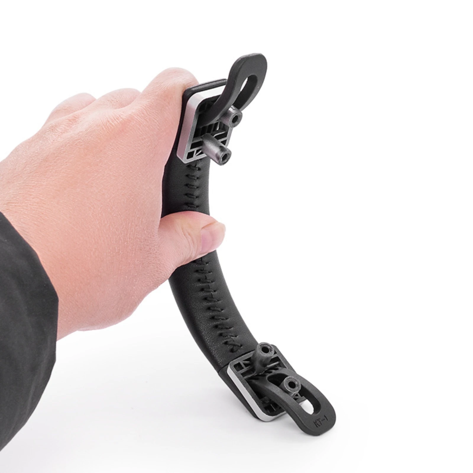 Carry Handle with Leather Grip Replacement Suitcase Handle Hardware Embedded Comfortable for Travelers