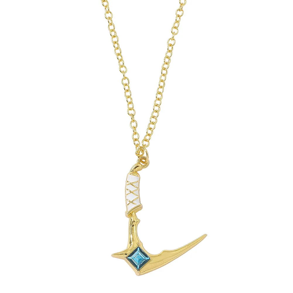 Периферийная Подвеска из игры «Лига Легенд» KDA Akali & Kama, ожерелье, Женская цепочка на шею, ювелирные изделия, подарок для девочек