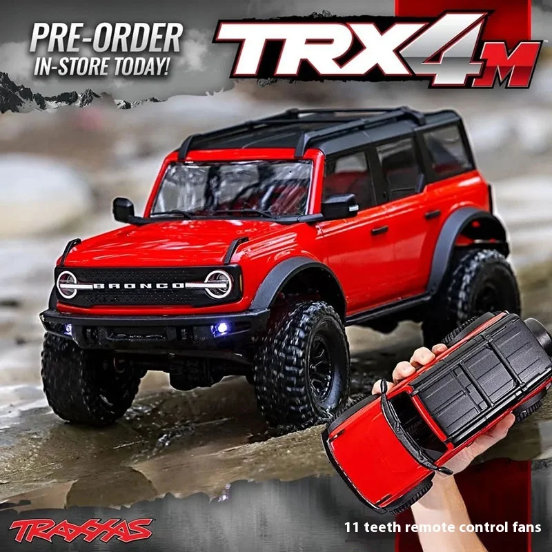 Traxxas Simulation 1/18 Mini TRX4M Land Rover Fierce Horse Remote Control Electric climbing car Off-road Vehicle 97054-1