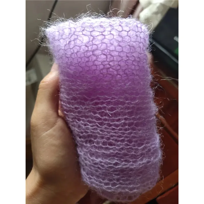 250g Wool Mohair Yarn Kid Hand Crochet Knitting for Sweater Scarf Bags Clothing Soft Skin-friendly Thin Wool Thread Puffy Warm