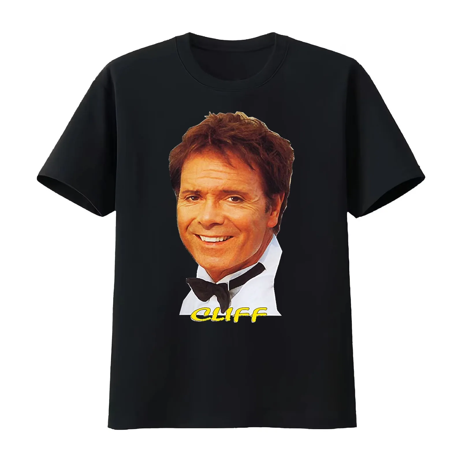 Cliff Richard Funny Gifts Gift For Music Fans T-Shirt Summer Casual Cotton Tee Oversized Streetwear Tops Unisex Men Women