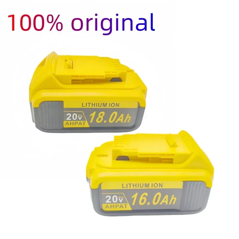 100% ใหม่ 20V 18000mAh สําหรับ Dewalt เครื่องมือแบตเตอรี่ lpega DCB206 20V 18.0Ah แบตเตอรี่ DCB206 20V แบตเตอรี่ DCB204-2 DCB205