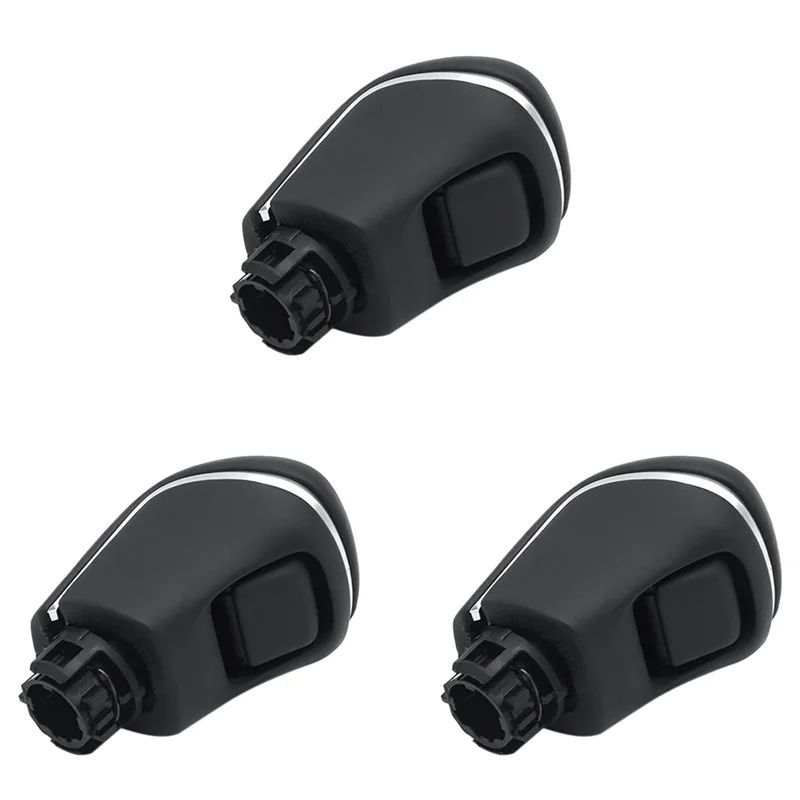 

3X Car Leather Gear Shift Konb For Toyota Corolla Camry Levin XV70 V70 Avalon 2018 2019 2020