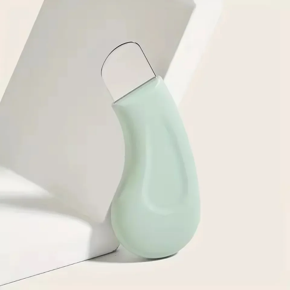 Ergonomic Blackhead & Whitehead Remover Stainless Steel Pore Cleanser for Nose Face Gentle Exfoliating Skin Care Tool