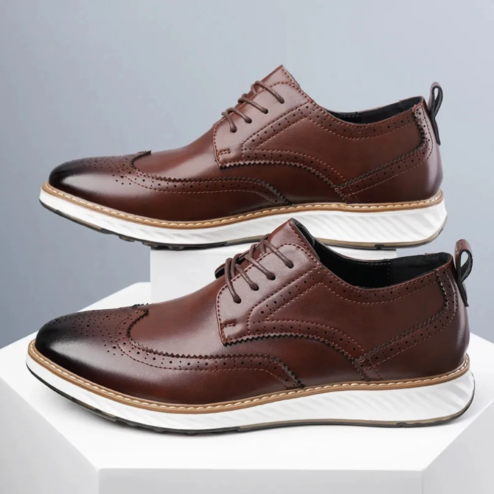 

Hot-selling Men's Dress Shoes Classic Casual Business Leather Shoes Social Wedding Leather Oxford Shoes Formal Leather Footwear