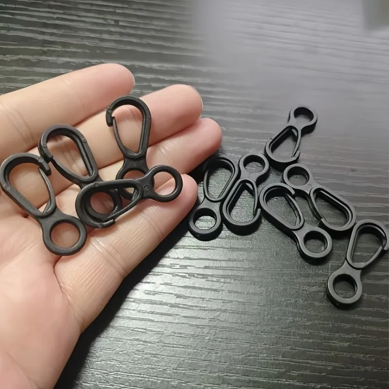 Quick Release Snap Hooks 69 pcs, Easy to Use, for Camping Canopy Lights, Keychains and Home Organization