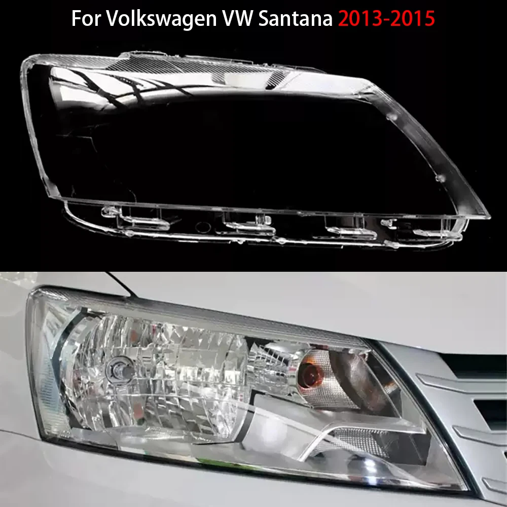 

Headlight Shade Transparent Lampshade Headlamp Cover Lamp Shell Headlights Lens For Volkswagen VW Santana 2013-2015