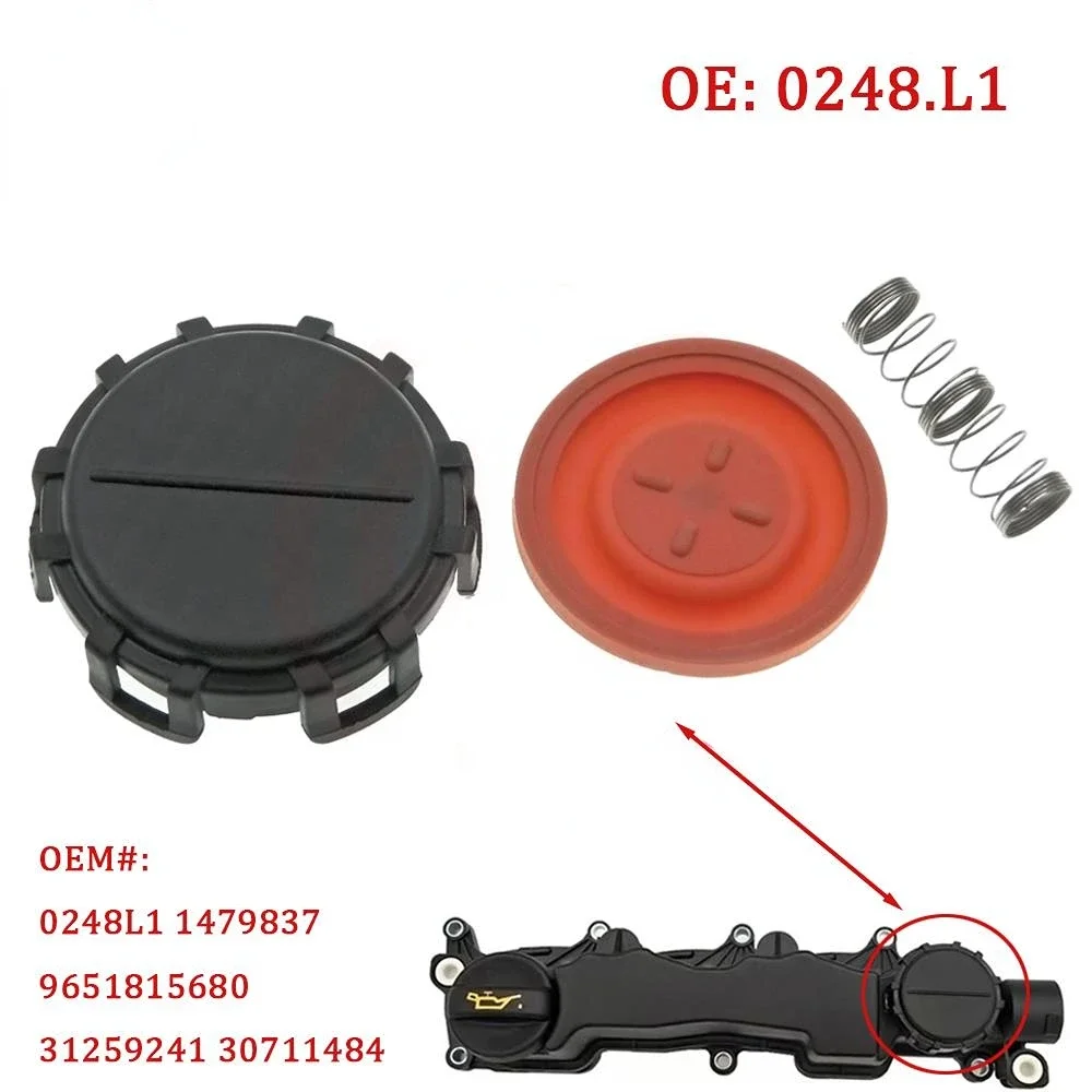 Valve Cover Repair Kit 0248L1 for Peugeot Citroen 206 307 C2-C5 1.6HDI 1479837 for Ford 9651815680 for Volvo 31259241 30711484