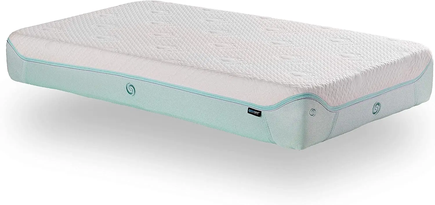 Baby Dri-Tec 2-Stage Moisture Wicking Crib Mattress – CertiPUR-US Certified and Airflow Certified - Hypoallergenic - Removable a