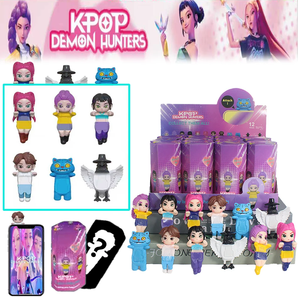 Nueva serie de figuras de cazadores de demonios Kpop, caja ciega Derpys Tiger Rumi Mira Zoey Sussy, juguete de estatuilla, Mini modelo de decoración, juguete para regalo de seguidores