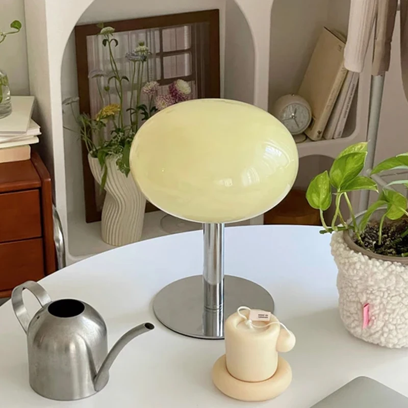 

LED Bedroom Bedside Night Light Room Lollipop Decor Table Lamp Modern Minimalist USB Plug Creative Glass Light Gift