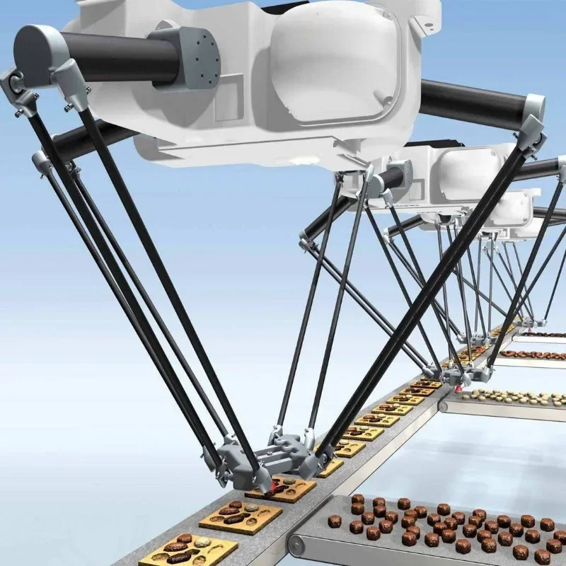 Mechanical vision image processing control system of parallel manipulator, parallel robot
