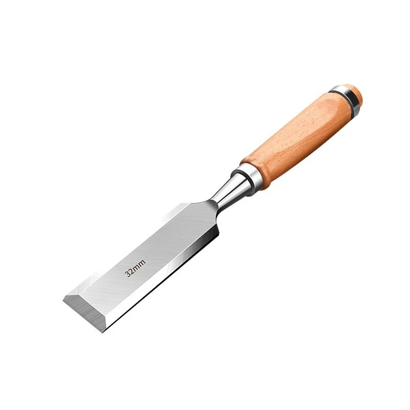 Woodworking Chisel Flat Shovel Knife Carving Slotted Chrome Vanadium Alloy Steel