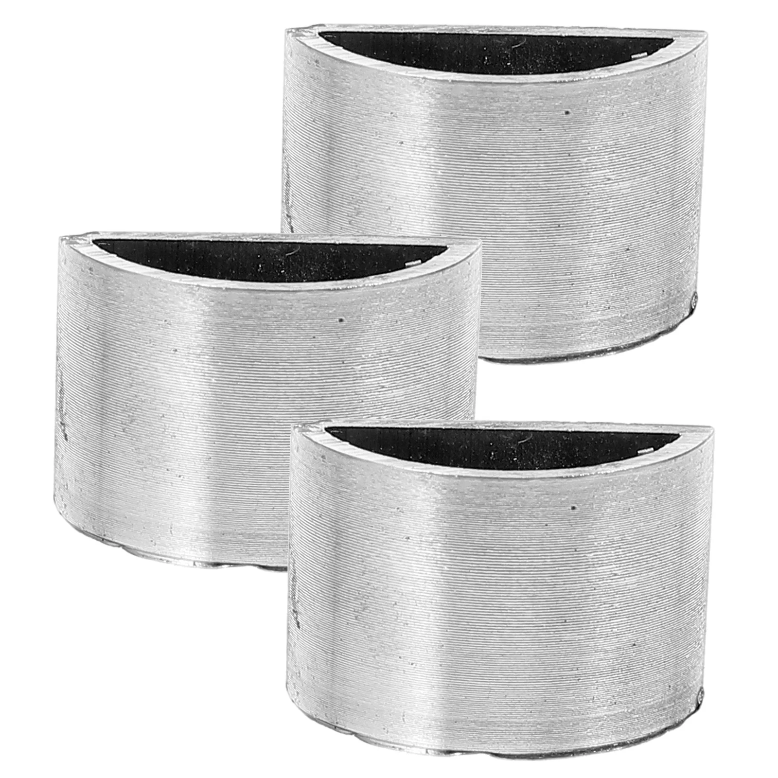 

3Pcs Cello Bow Ferrule Copper Replacement Parts Durable Half Circle Rings for DIY Repair Cello Accessories Professional