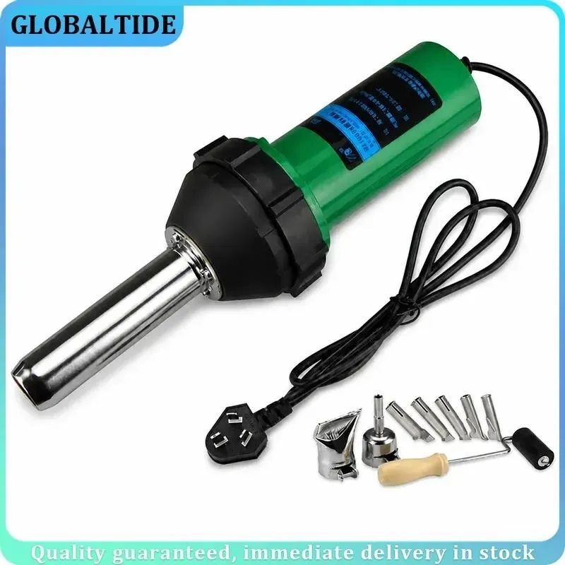 1080W Plastic Welding Gun 220V Hot Air Heat Melt Welding Tool for Vinyl Banner PVC TPO Welding Kit