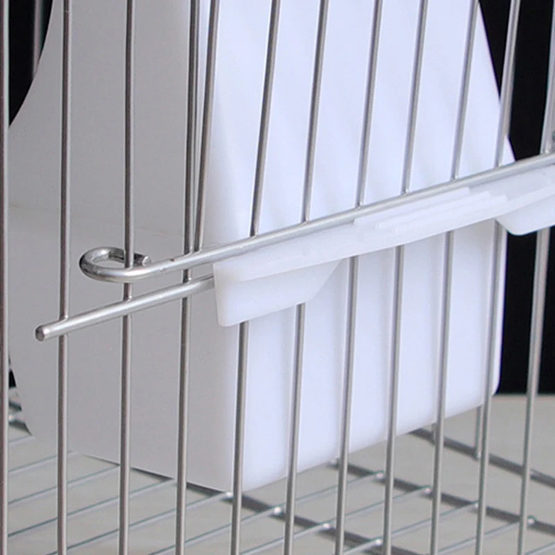 مغذيات الطيور المعلقة حاوية طعام بلاستيكية لعلبة طعام Budgerigar يمكن قفص الطيور اكسسوارات مستلزمات التغذية نافورة مشروبات