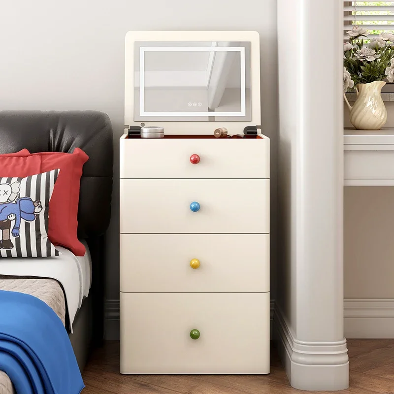 

Dressing Table Nightstands Standing Mirror Drawers Organizer Bedside Makeup Dressing Table Vanity Table De Chevet Furnitures