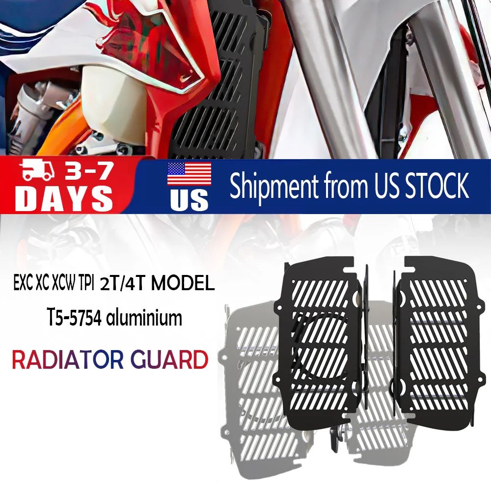 

Radiator Grille Guard Cover Grill FOR KTM EXC XC SX SX-F XCW TPI 2T 4T 125 150 250 300 350 450 500 2019 2020 2021 2022 2023 2024