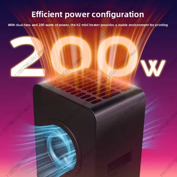200W Upgraded 3D Printer Accessories Heater Light Curing Thermostat Precise Temperature Control Adjustment High Power Silent