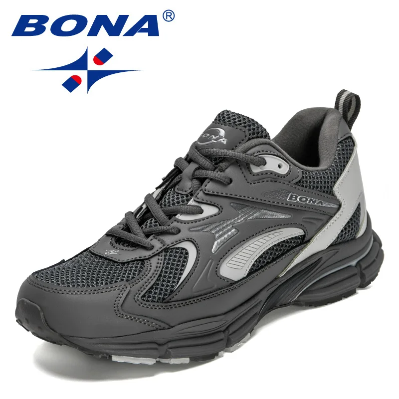 BONA New Designers Trendy Sneakers Technology High Quality Running Shoes for Men Wear-resistant Sports Jogging Shoes Man