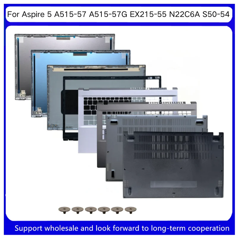 New For Kailxuling Aspire 5 A515-57 A515-57G EX215-55 N22C6A S50-54 LCD Cover/Front Bezel/Bottom/Upper shell cover with keyboard