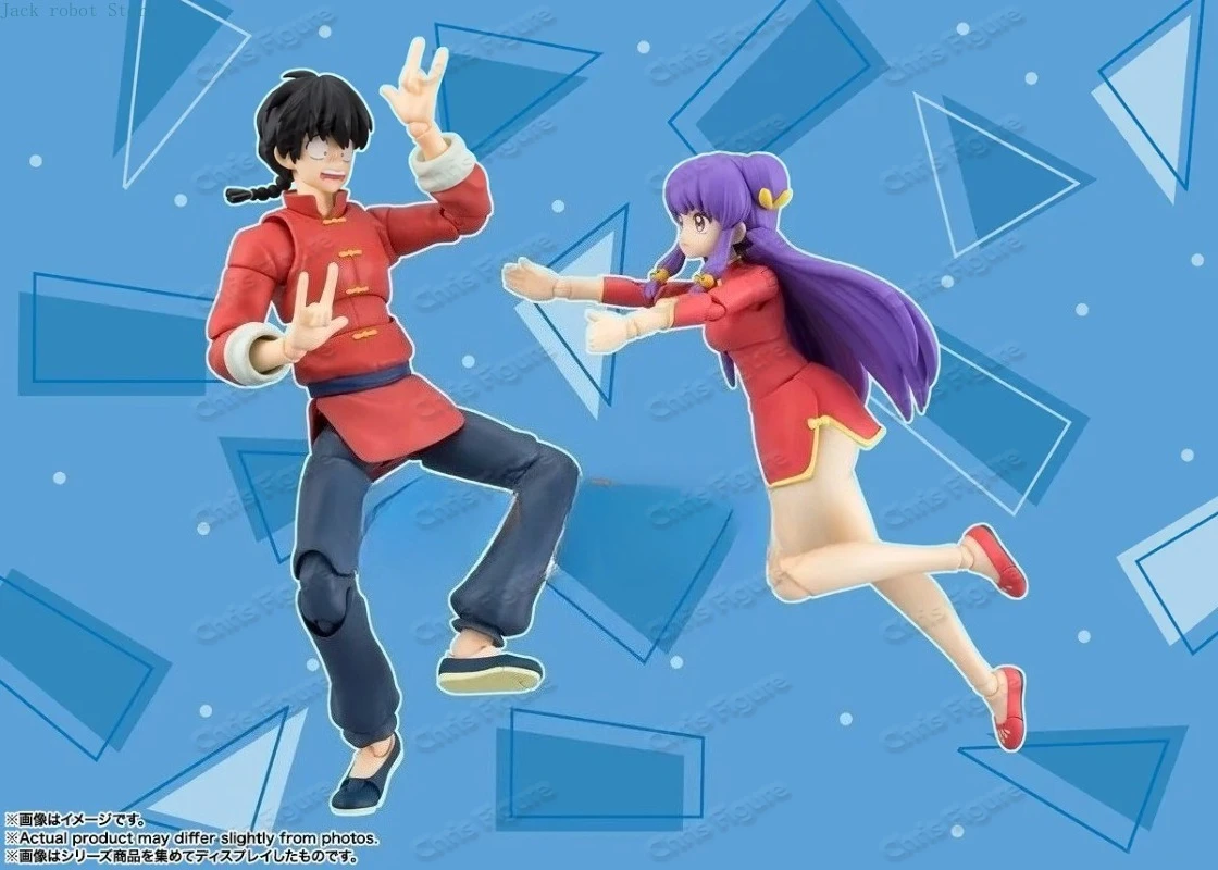 

In Stock BANDAI S.H.Figuarts Saotome Ranma Shampoo Action Figure Toy PVC Anime Ranma Half Statue Figure Collection