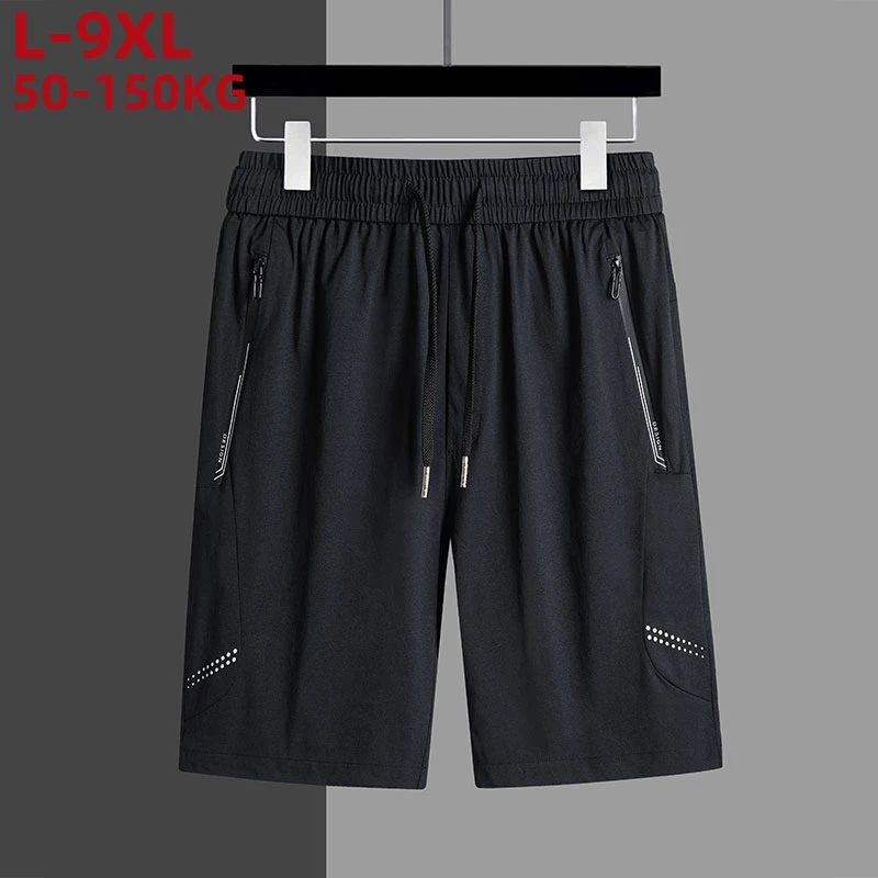 

Шорты мужские спортивные, дышащие модные короткие штаны для отдыха на природе, пляжные шорты для мальчиков, размеры 6xl 8xl, летние