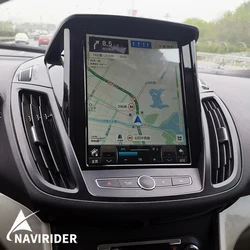 フォードクーガc-maxエスケープ2013-2018用カーラジオ,Android 14テスラスクリーン,ヘッドユニット,GPSナビゲーション,CarPlay,ラジオプレーヤー