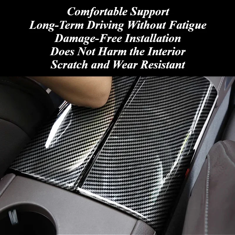 For 20-24 Mercedes Benz GLE350 GLE450 GLS450 Car Center Armrest Box Panel Cover Trim Sticker Interior Accessories Motification