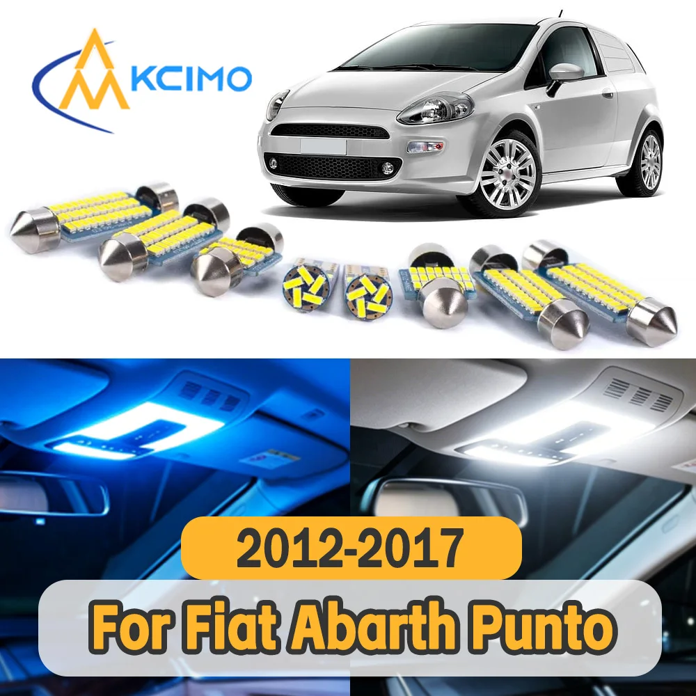 

Long Service Life Car Indoor Lamp Bulbs Stable Illumination Power Saving LED Light Replacement for Fiat Abarth Punto 2012-2017