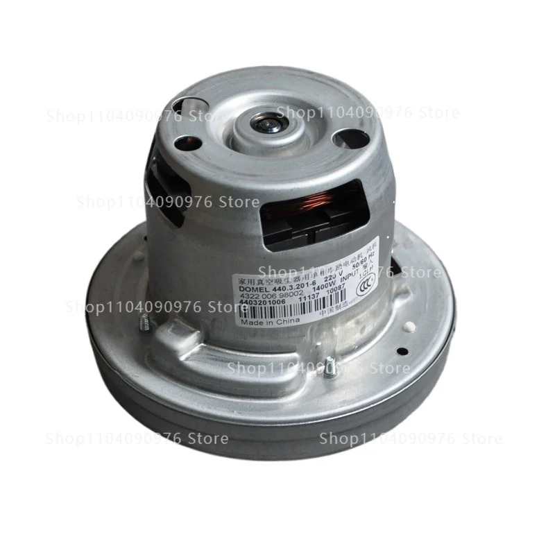 Household vacuum cleaner with single-phase series motor-fan 440.3.608-4-410-5