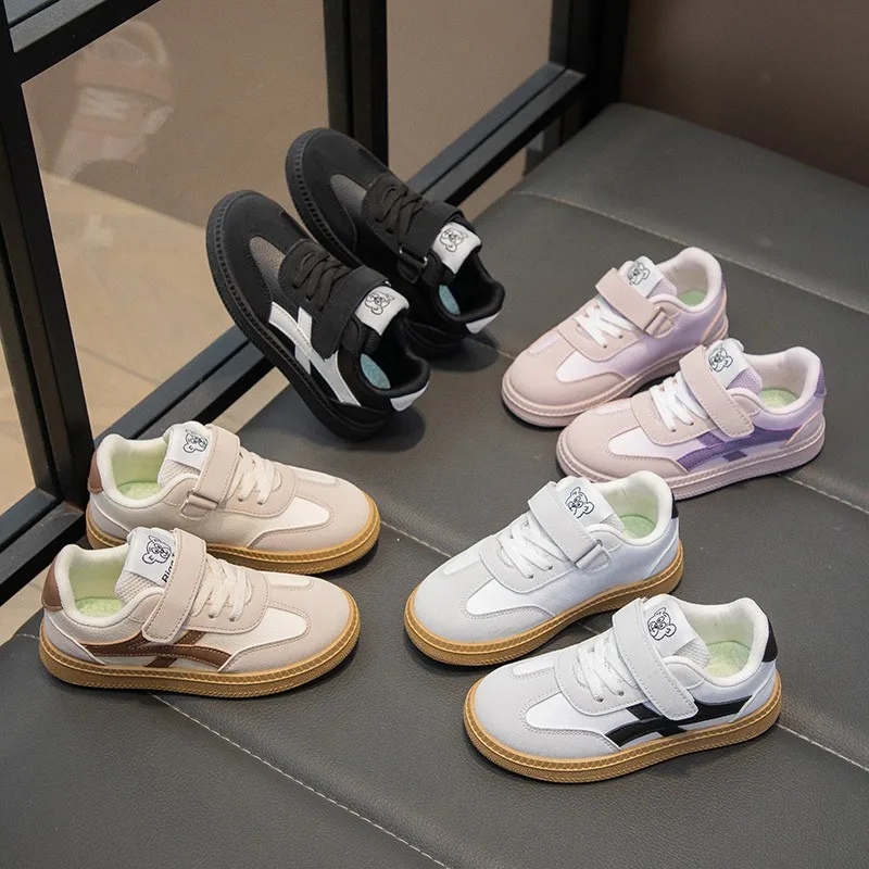 

Kids'Casual Shoes Children Shoes PU Leather Summer Sport Outdoor For Anti-slip Black Khaki Size 26-37