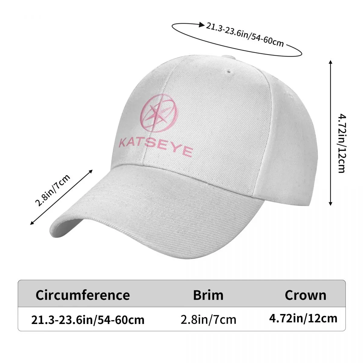 KATEYE Kpop Group Cap Fashion Casual Baseball Caps Adjustable Hat Hip Hop Summer Unisex Baseball Hats