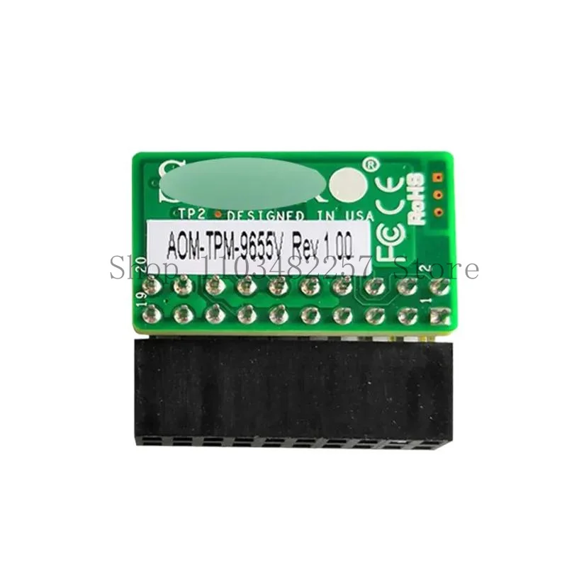 WYORESY Оригинальный модуль безопасности сервера AOM-TPM-9655V, добавленный в 20-контактном модуле tpm 1,2 pa147s 005535     надежный модуль удаленной карты