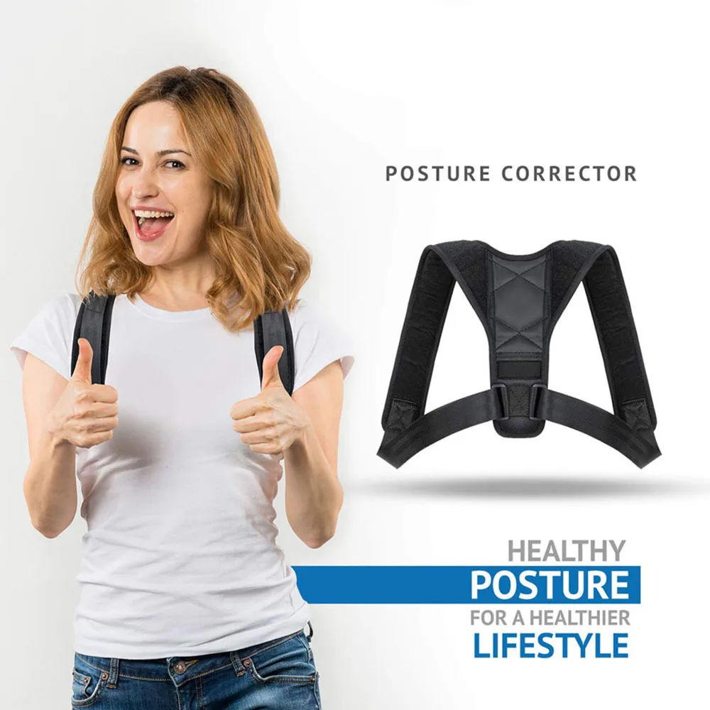 Back Support Shoulder Posture Corrector for Women Shoulder Brace Adjustable Belt Clavicle Spine Support Reshape Your Body Unisex