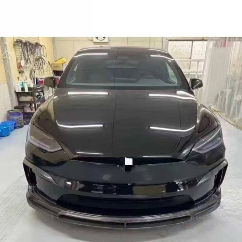 Nieuwe TESL Model X CMST Auto BodyKit Koolstofvezel Materiaal Voorste Lip Side Rok Zijspiegel Diffuser Spoiler Model X CMST Wing