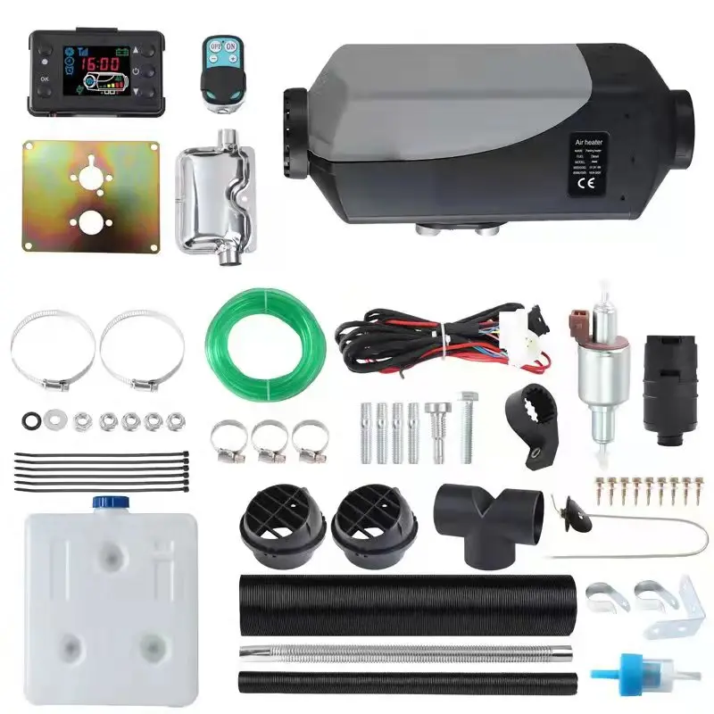 5kw 8kw Metal Air Diesel Parking Heater 12v 24V Split Type Parking Heater Portable In Winter