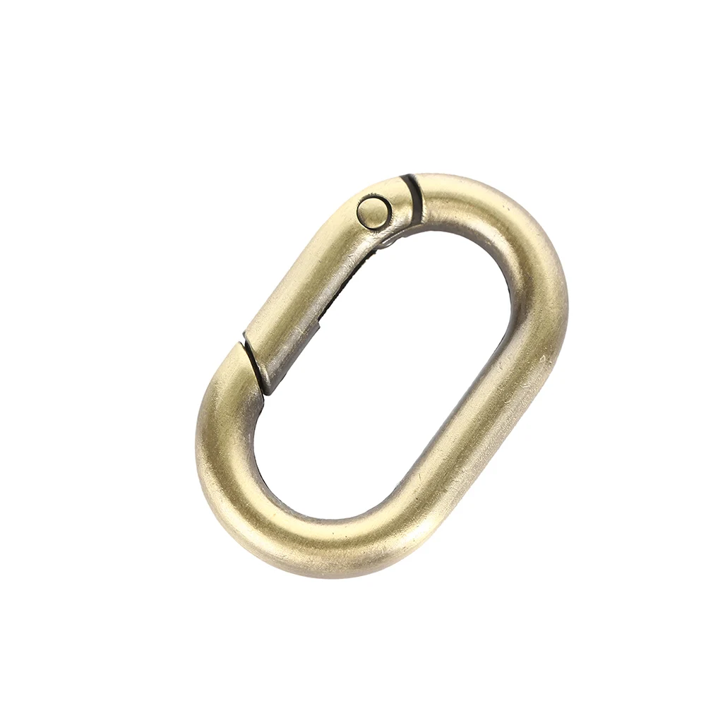 

Camping Durable Climbing Oval Clip Zinc Alloy Hook Keychain Carabiner Ring Buckle