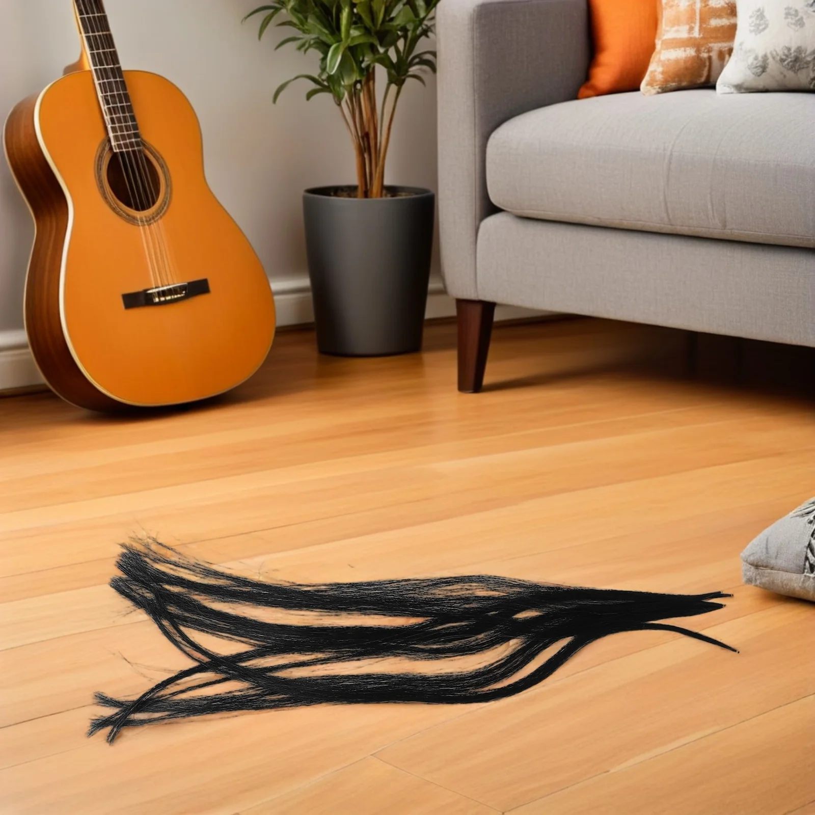 

Horse Hair Violin Bow 50g Replacement Durable Creative Design Professional Musicians String Instrument Supplies Easy Install