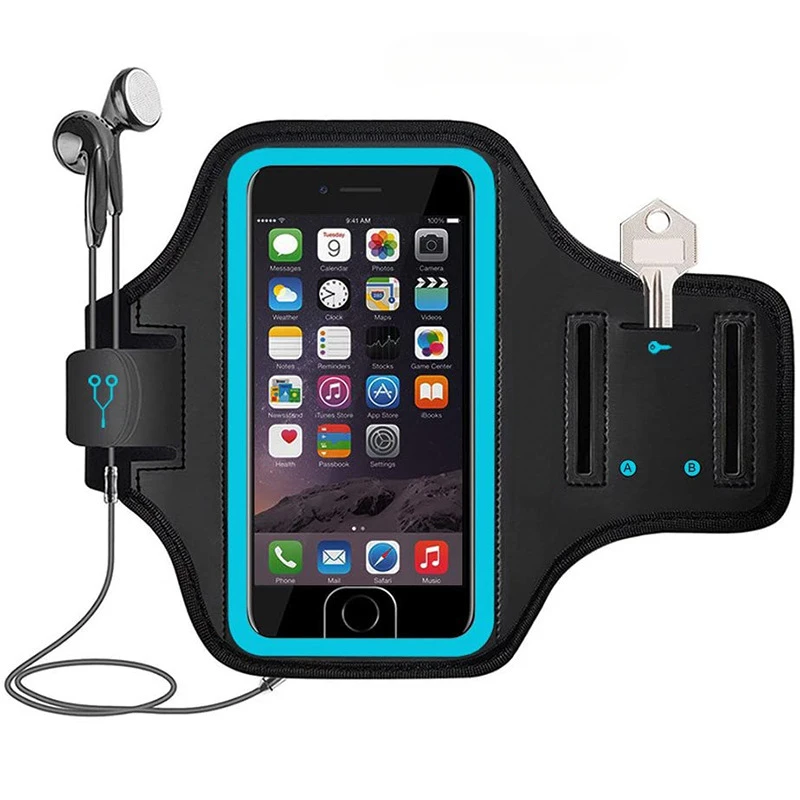 Outdoor Sports Running Mobile Phone Arm Strap IPhone6 7 8/plus Fitness Fitness Running Cycling, Mobile Phone Arm Bag