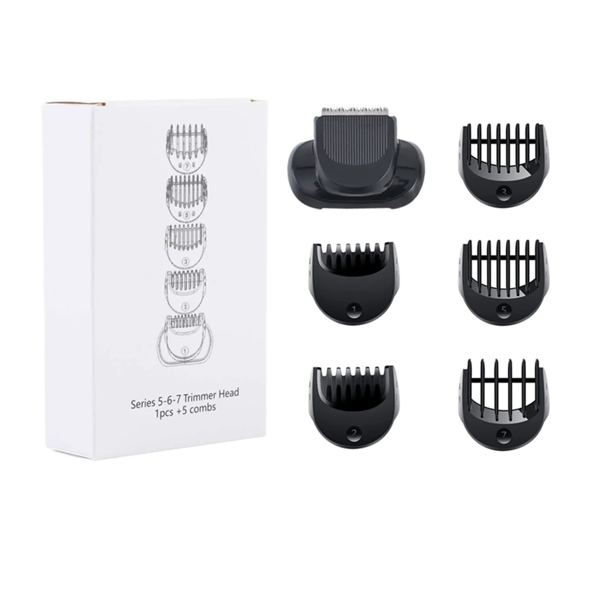 Beard Trimmer Attachment for Braun Series 5, 6 and 7 Electric Razors Shaver 5018S, 5020S, 6075Cc, 7071Cc, 7075Cc, 7085CcB89B