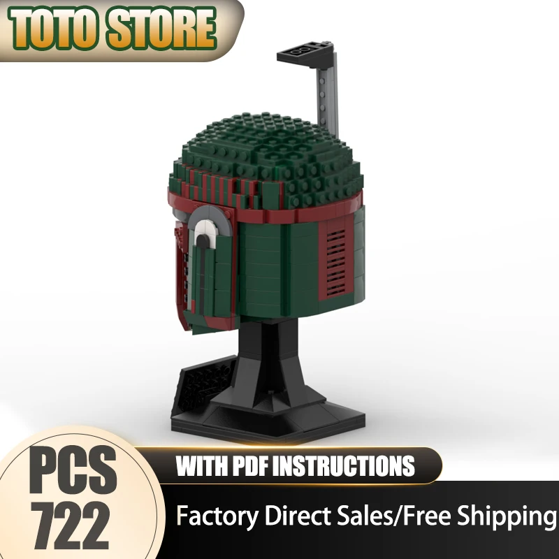 

Popular Star Movie Model Moc Building Bricks helmet Model Technology Modular Blocks Gifts Christmas Toys DIY Sets Assembly