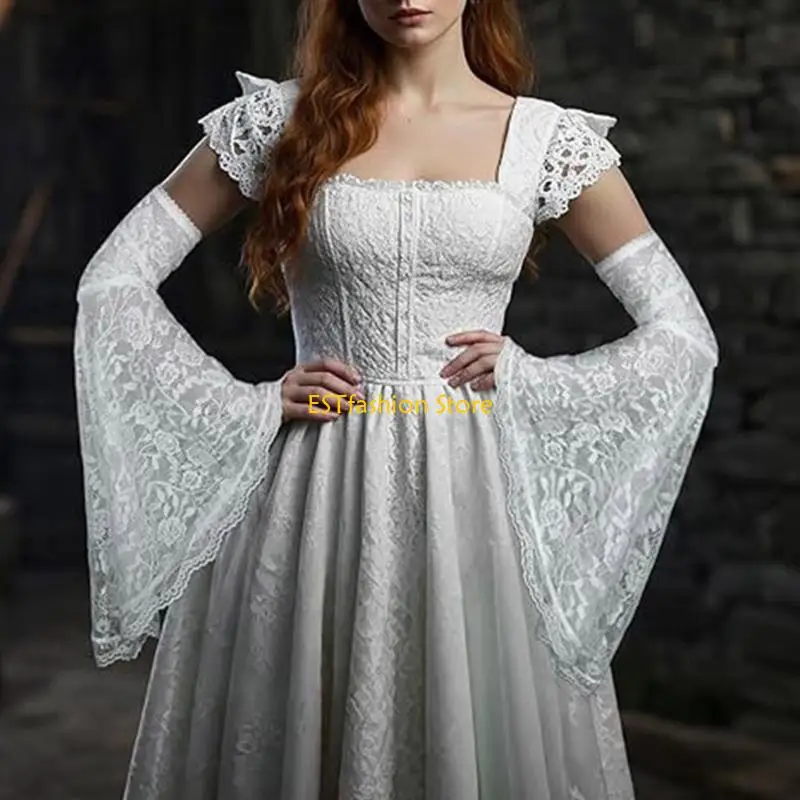 y5gc-lace-flower-arm-gloves-breathable-polyester-arm-sleeves-with-trumpet-cuffs-for-theme-occasion-halloween-event-accessory