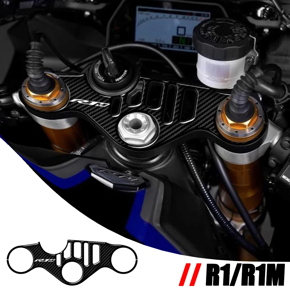 

Carbon-Look Motorcycle Yoke Defender Sticker for Yamaha YZF R1 R1M 2015-2024