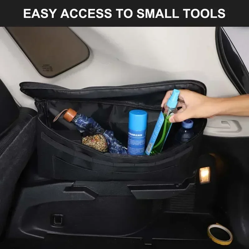 

For Nissan X-Trail 2014-2022 Oxford Cloth Car Trunk Both Sides Storage Bag Cargo Tools Tidying Package Car Accessories