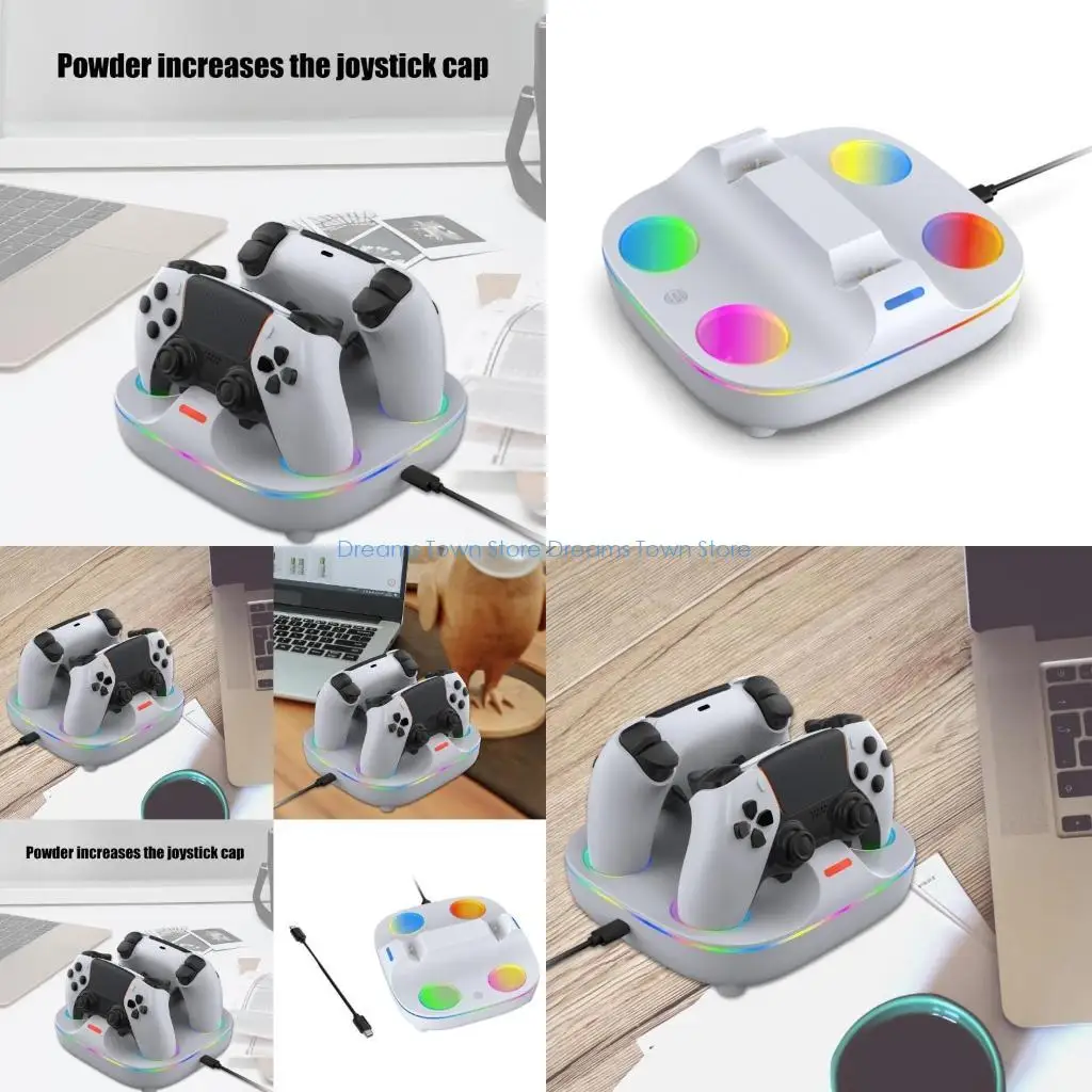 

HX6A Game Controller Charging Dock Station for P5 Wireless Gaming Handle