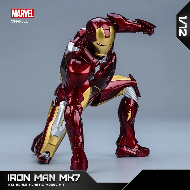 Hot Marvel Authentic Stock Iron Man Mk7 Handmade Doll Boy'S Birthday Gift Model Trendy Play Ornament Toy Back To School Anime